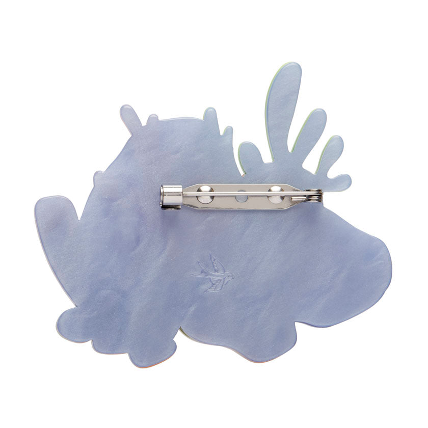 Kaleidoscopic Coral Brooch