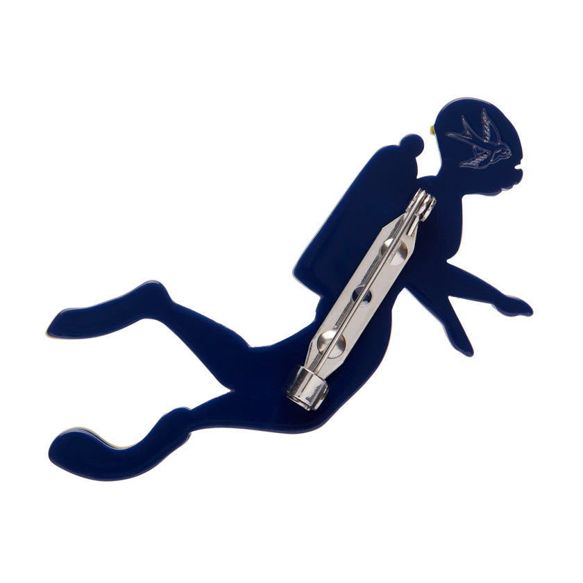 Diver Jamie Brooch