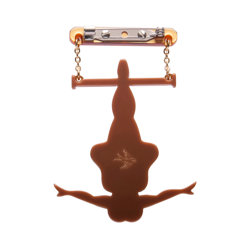 Trapeze with Ease Brooch