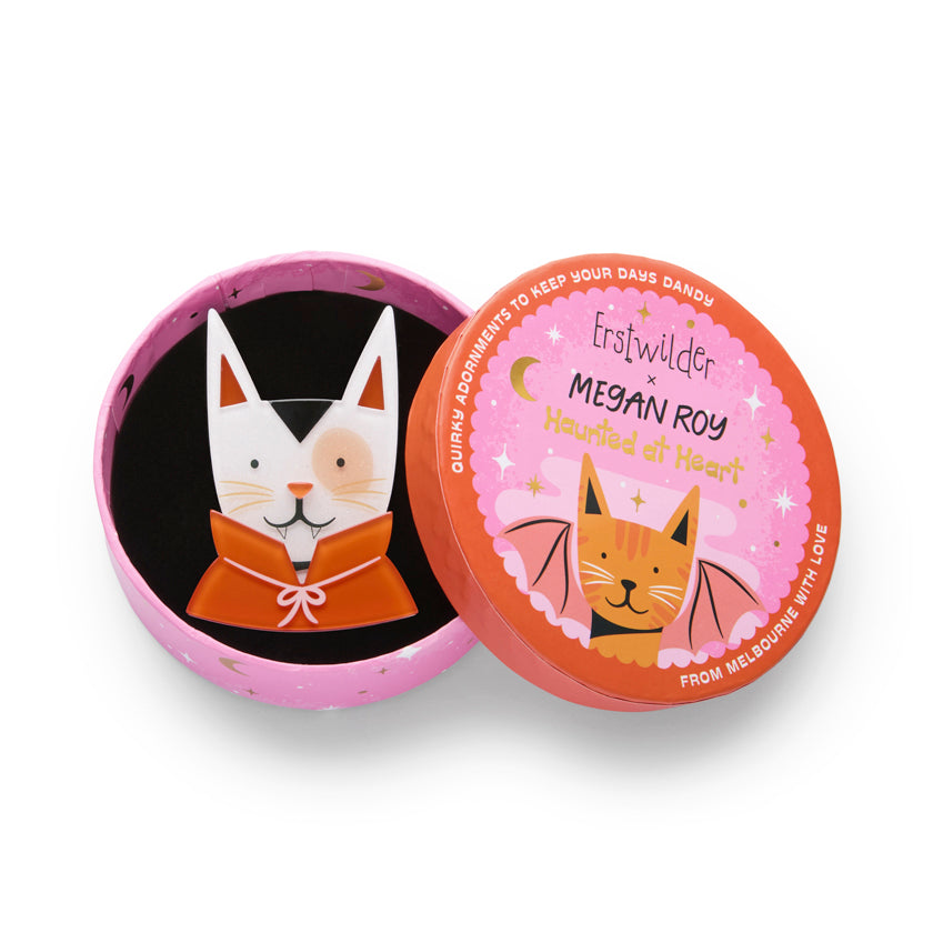 Fangtastic Kitty Brooch