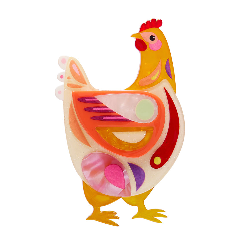Bessie the Chicken Brooch - Pete Cromer Easter 2026