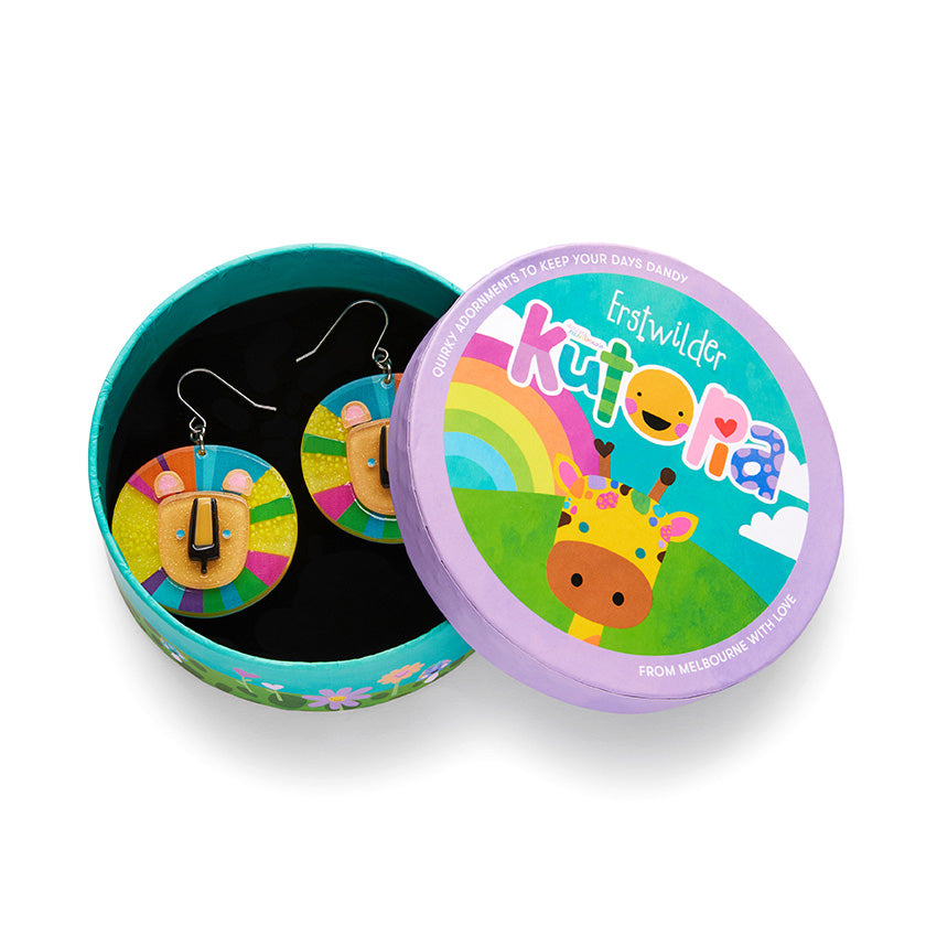 Luka The Lion Drop Earrings