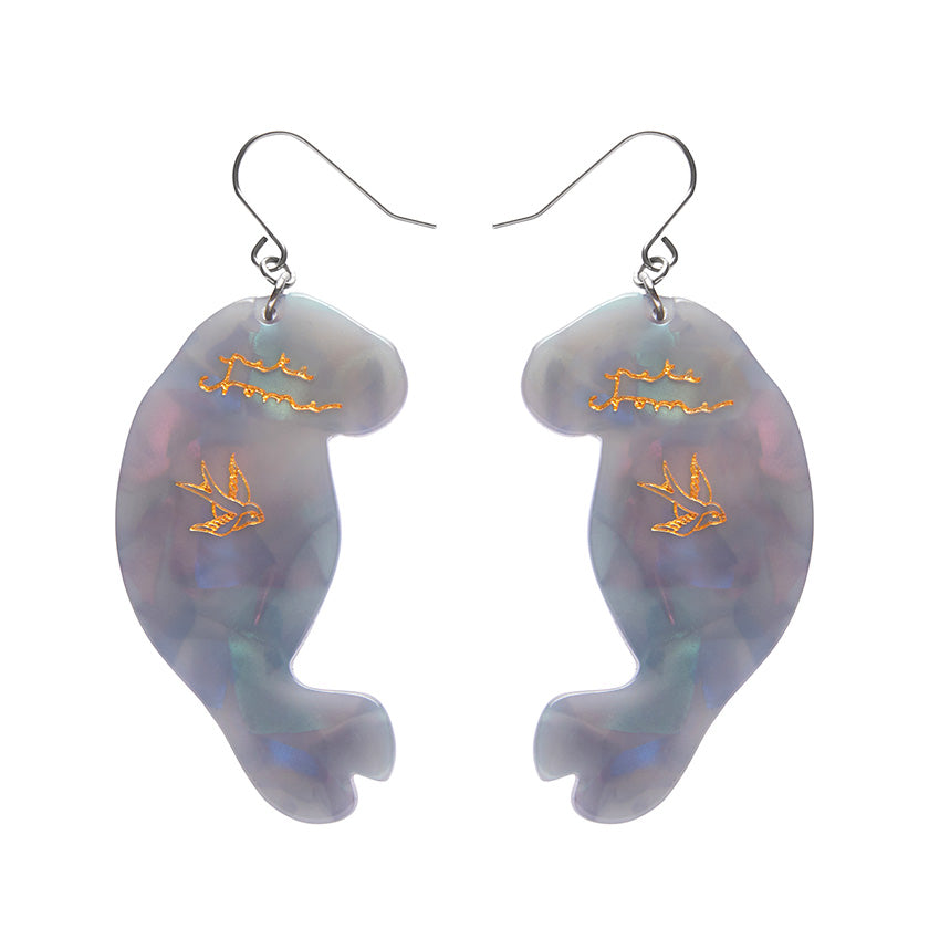 The Dutiful Dugong Drop Earrings Erstwilder x Pete Cromer 2023