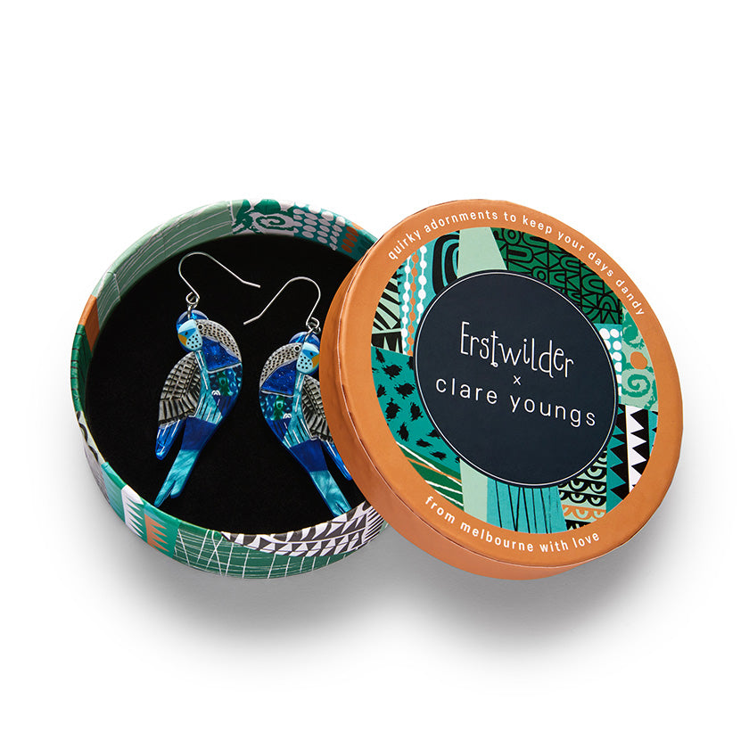 A Budgie Named Chirp Earrings