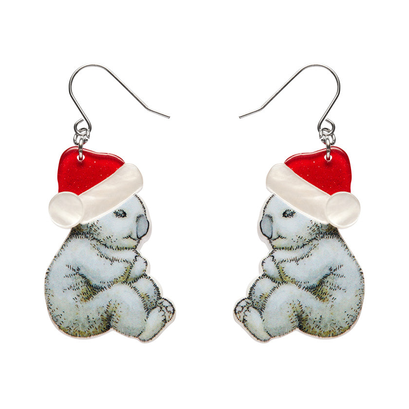 Mr. &amp; Mrs. Bear Drop Earrings