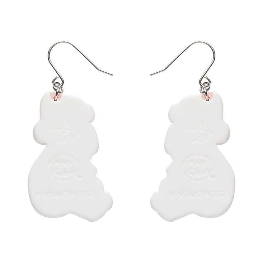 Mr. &amp; Mrs. Bear Drop Earrings