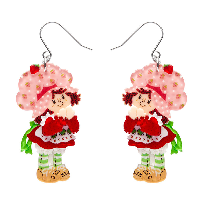 Simple Strawberry Pleasures Drop Earrings