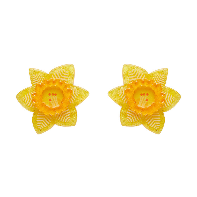 Delightful Daffodil Stud Earrings
