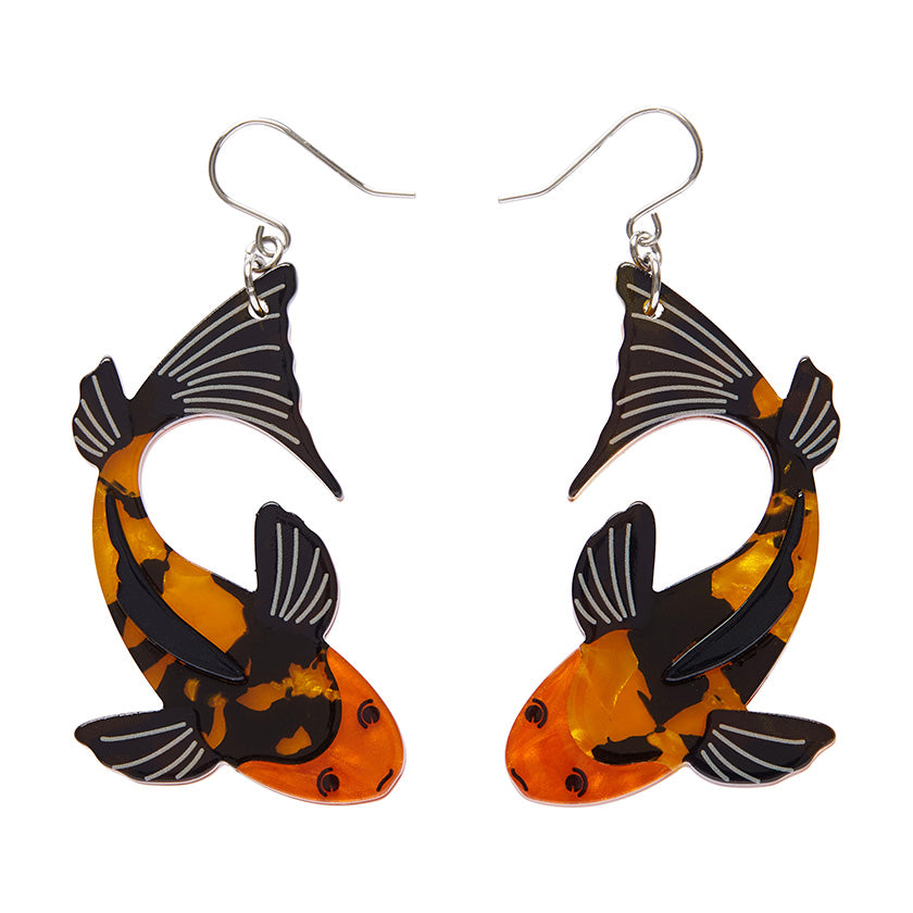 Playing Koi Drop Earrings - 2025
