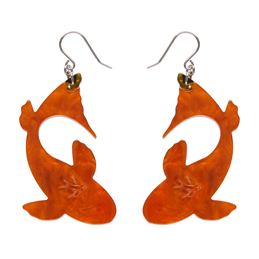 Playing Koi Drop Earrings - 2025