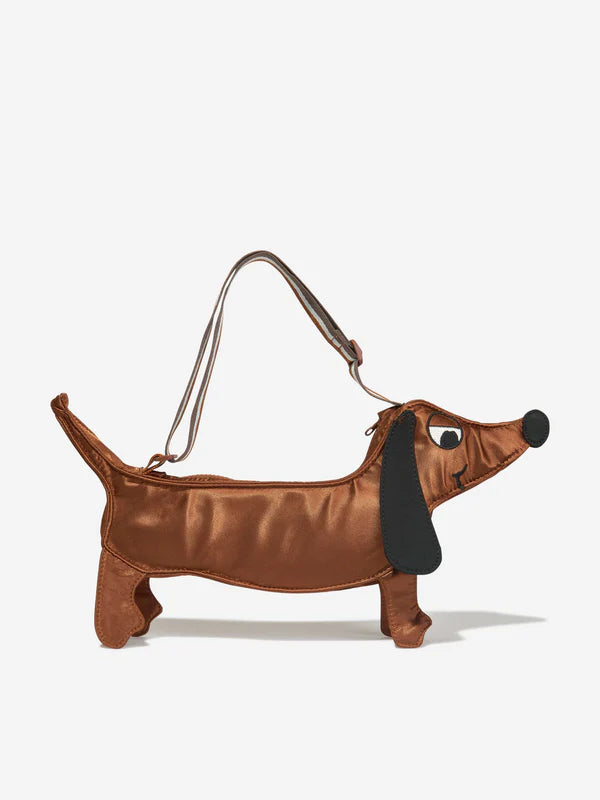 Dog Crossbody Bag - Brown