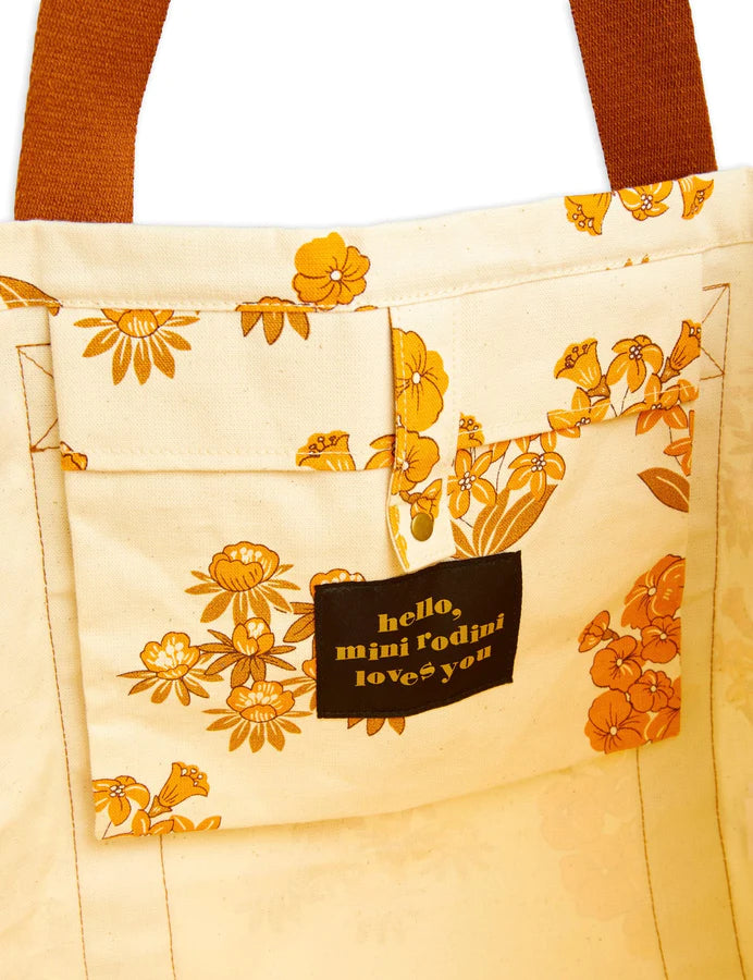 Carryall bag Wildflowers beige