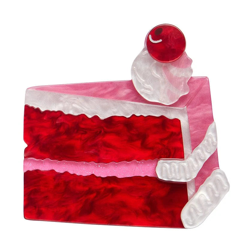 Romance Isn&#39;t Dead Cake Brooch