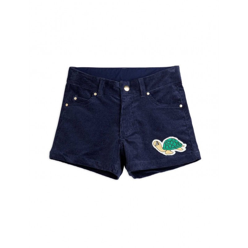 Corduroy shorts navy (turtle-patch)