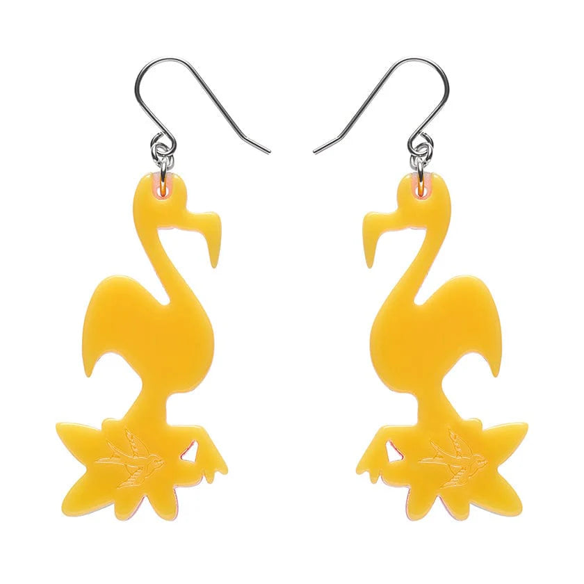Let&#39;s Flamingle Drop Earrings