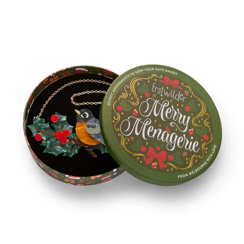 Ruby the Robin Necklace