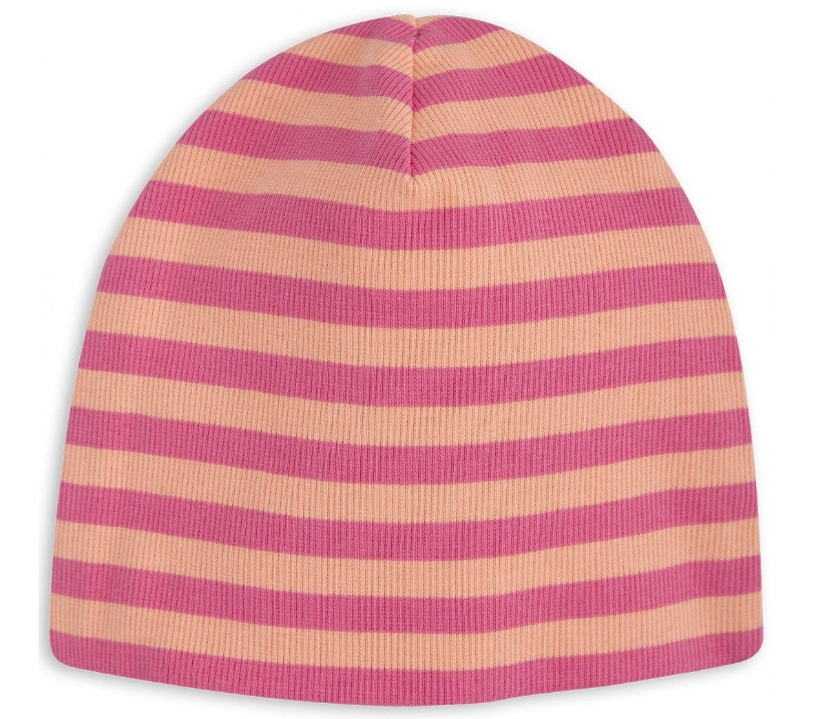 Stripe Rib Beanie pink