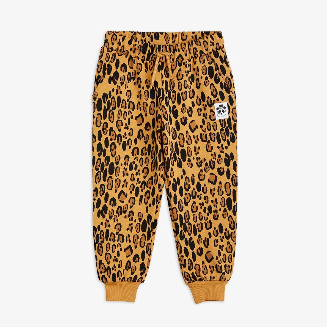 Basic Leopard Sweatpants - Beige
