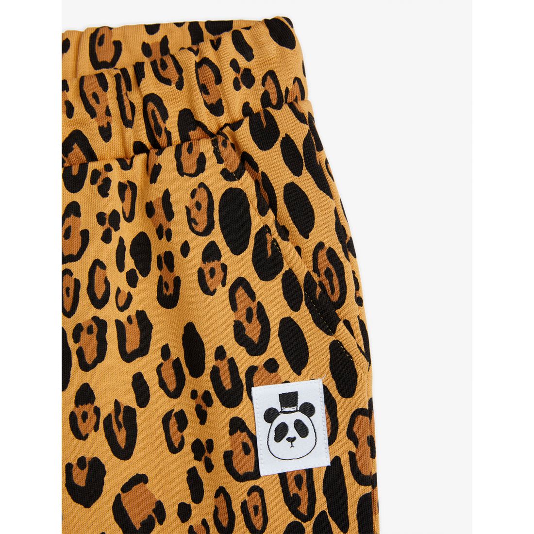 Basic Leopard Sweatpants - Beige