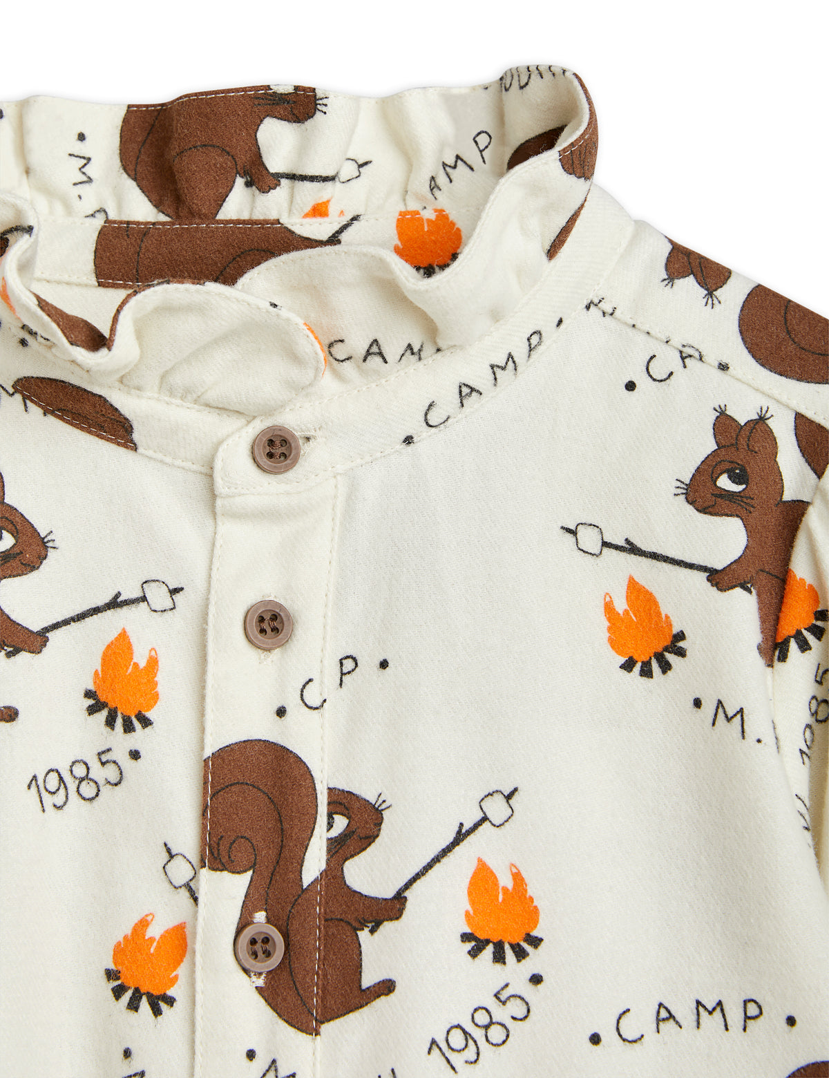 Camp M.Rodini Flannel Blouse - offwhite