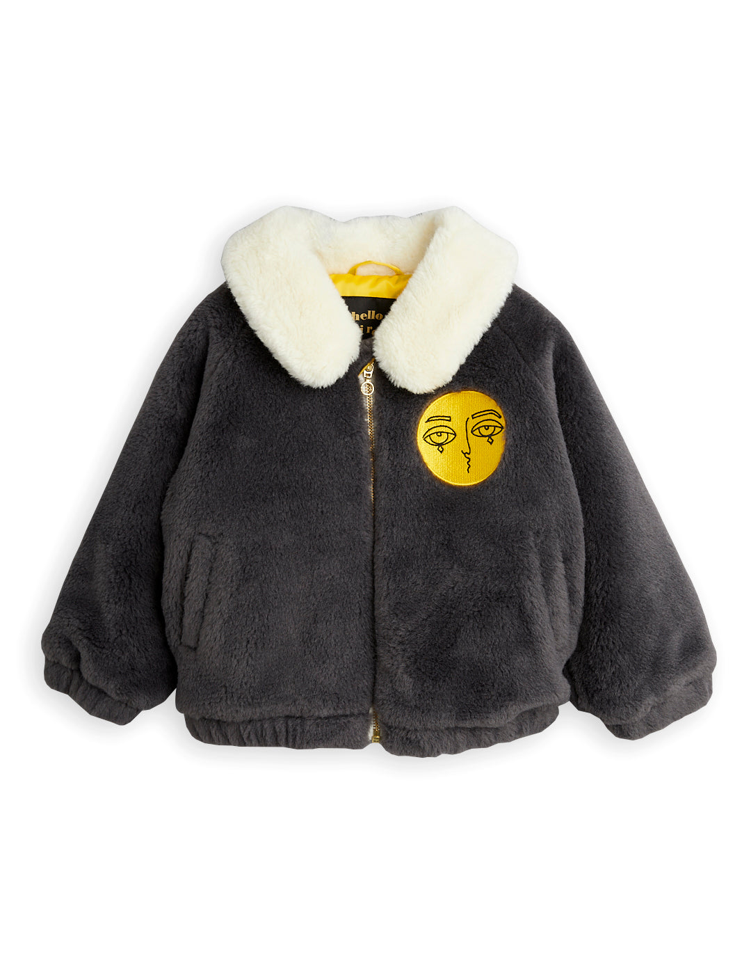 Dark grey 2025 aviator jacket