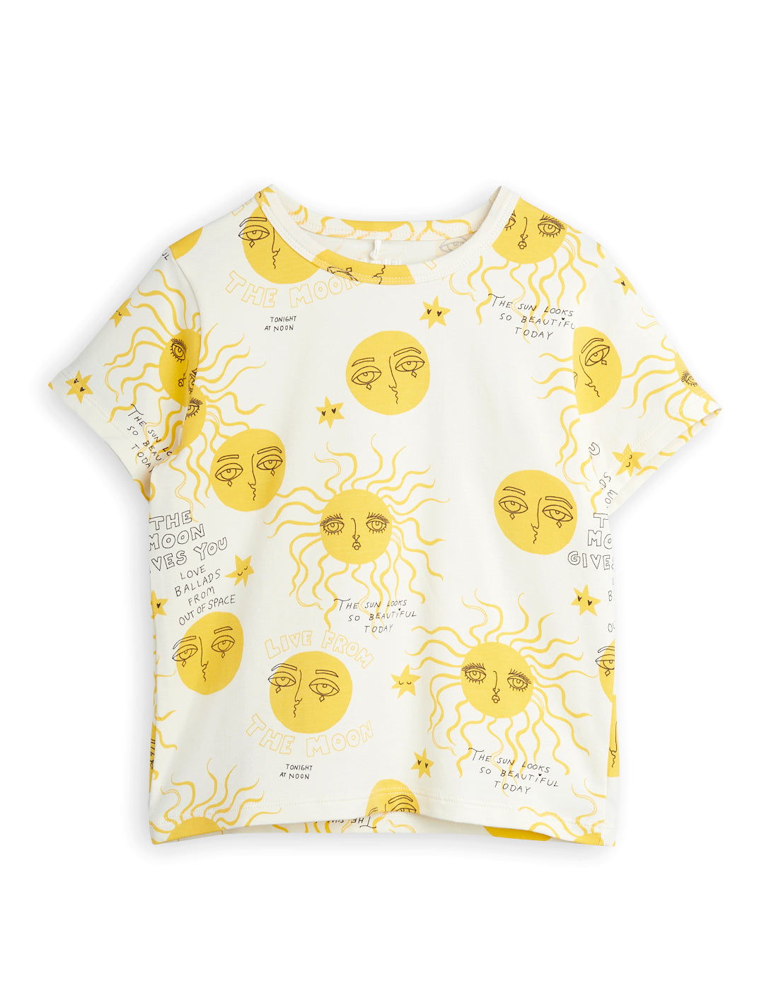 Moon and Sun Aop Ss Tee yellow