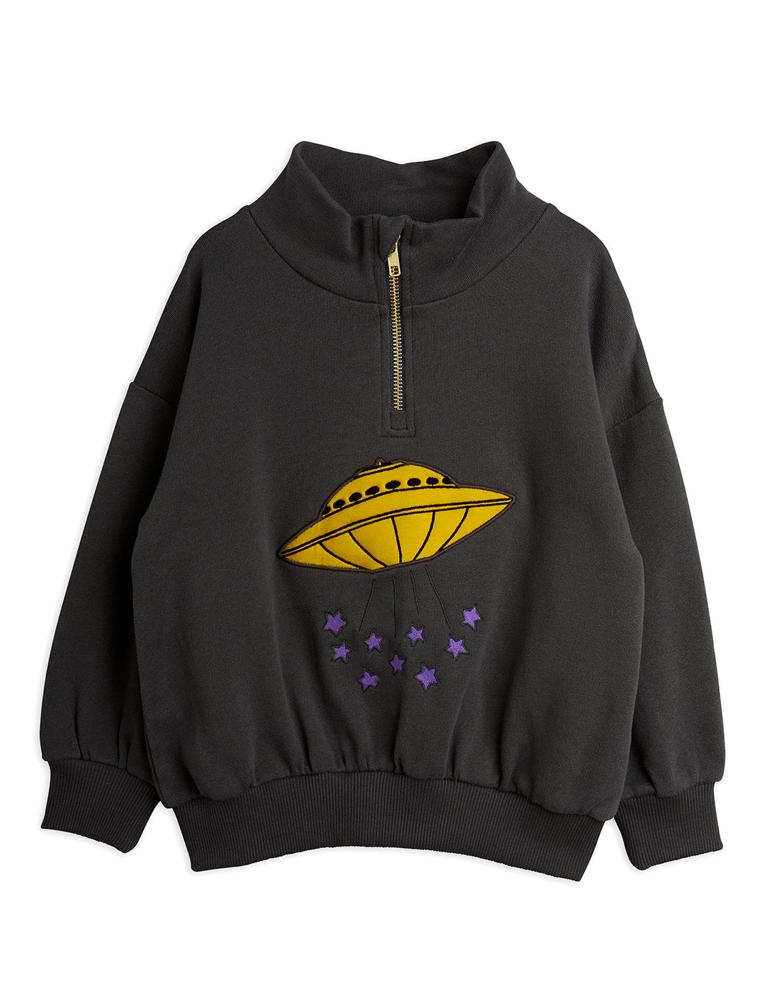Ufo Halfzip Sweatshirt black Clovis By Meiken