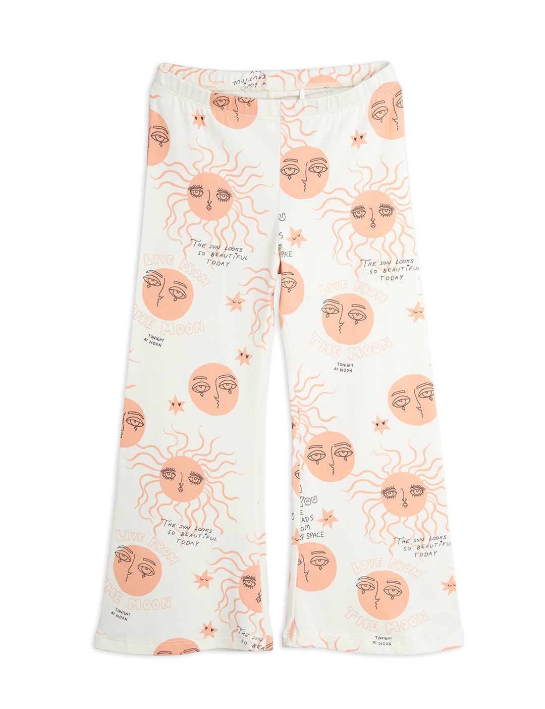 Moon and Sun Flared Trousers Pink
