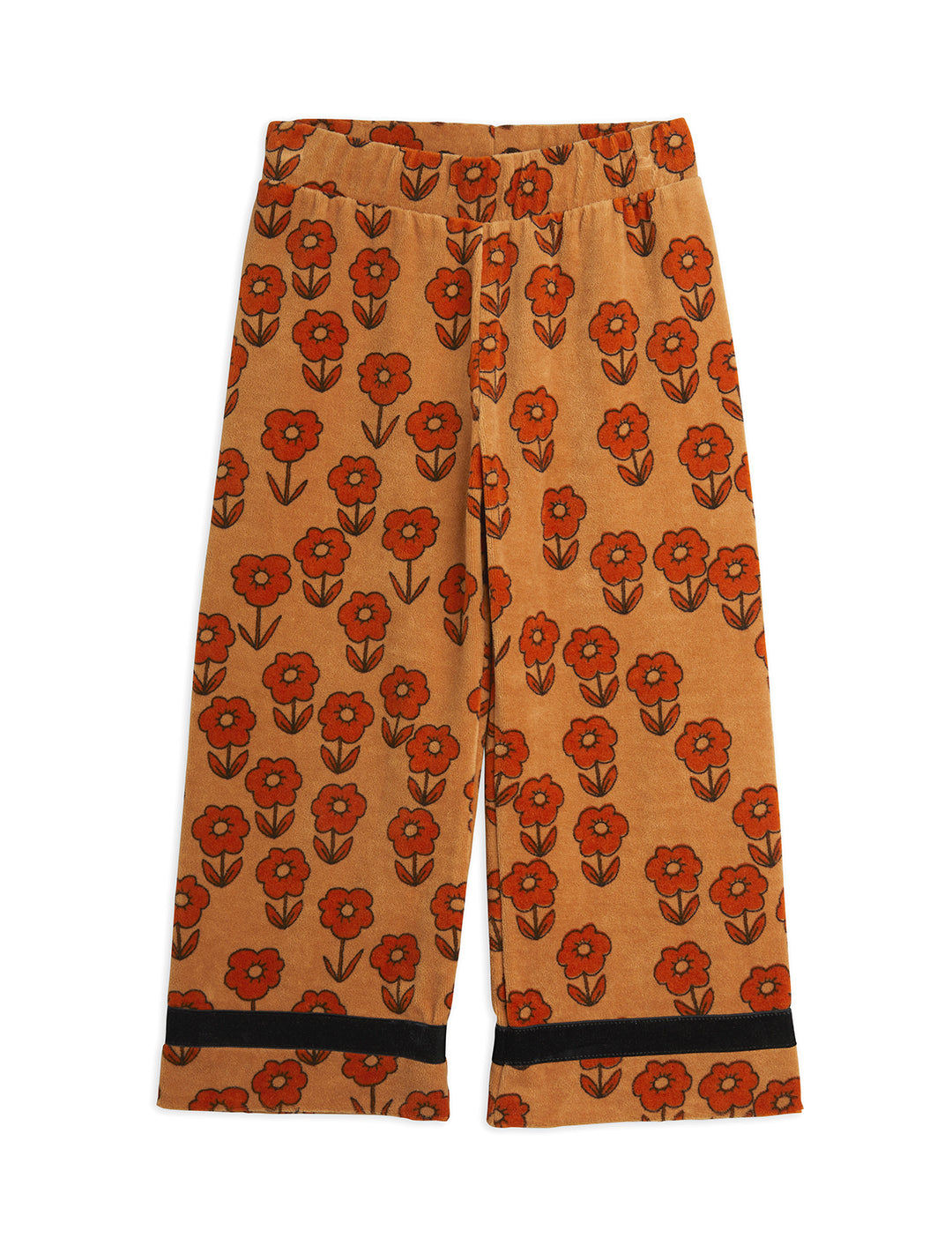 Spaceflower Velour Trousers brown