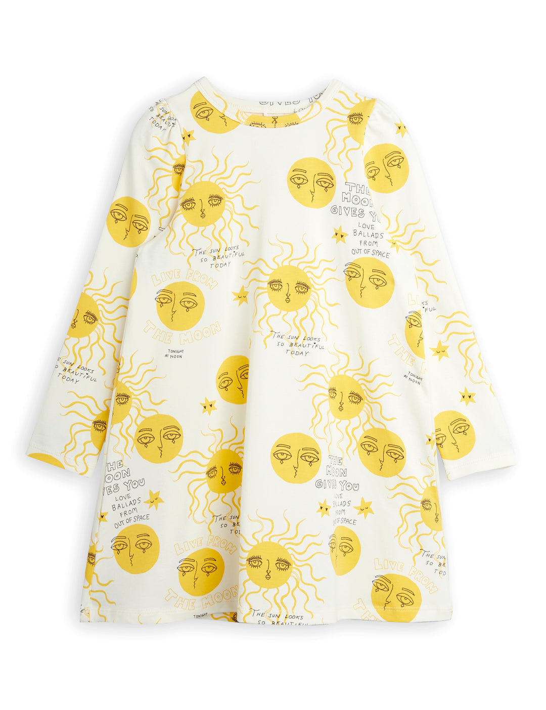 Moon and Sun Ls Dress yellow