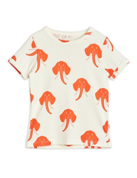 Elephant AOP ss Tee offwhite