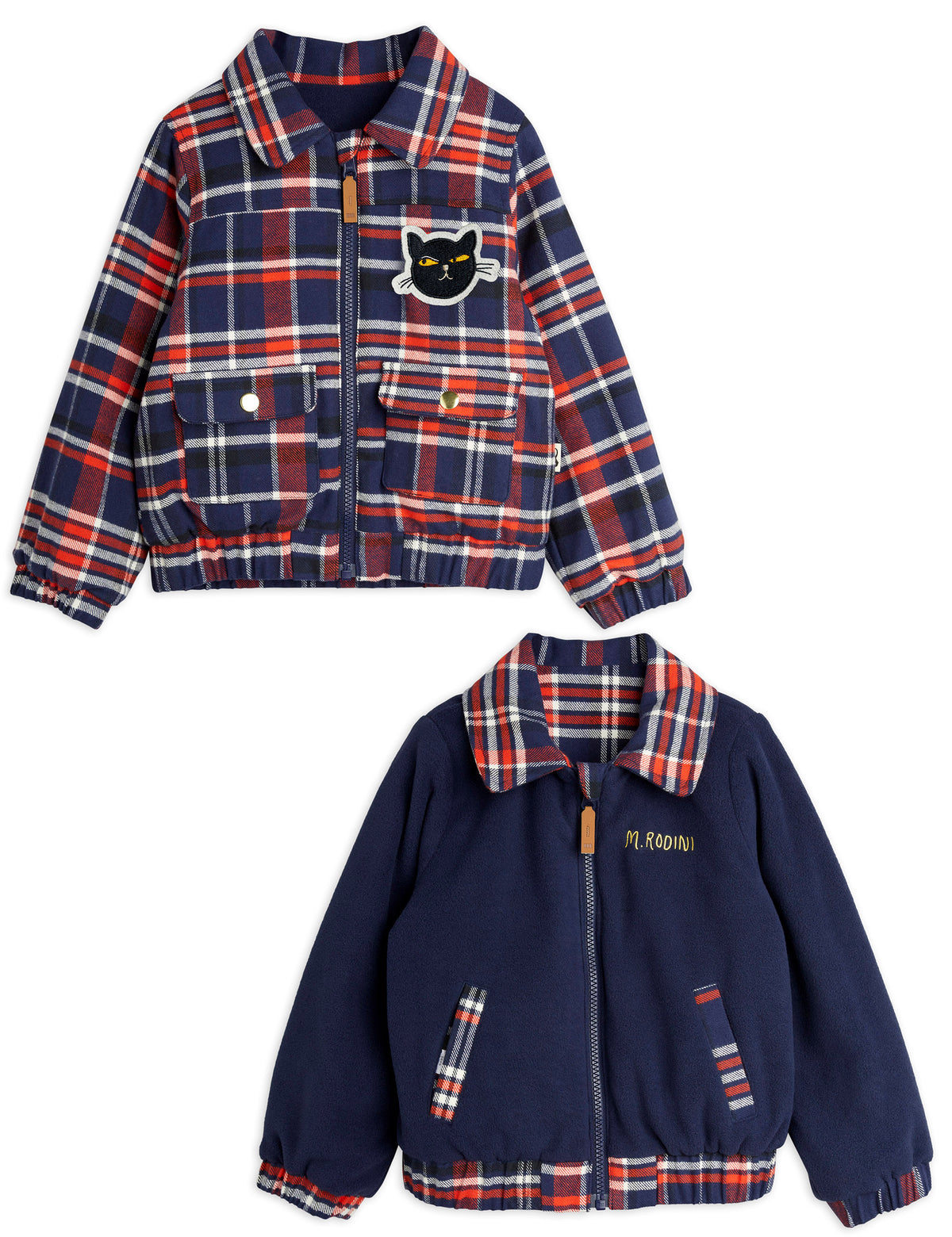 Check Reversible Flannel Jacket