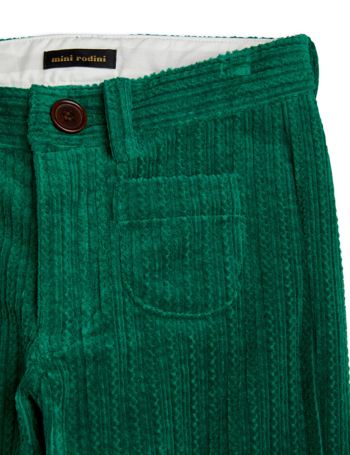 Corduroy Flared Trousers Green