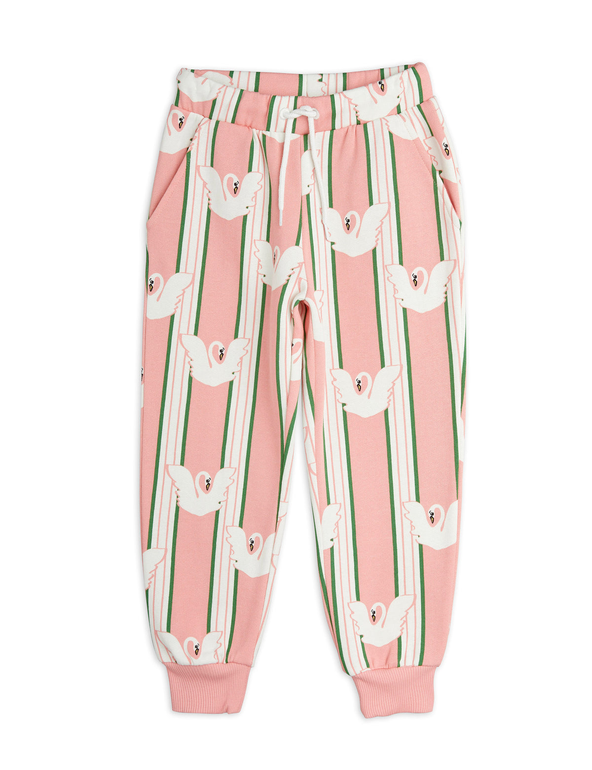 Swan aop Sweatpants Pink