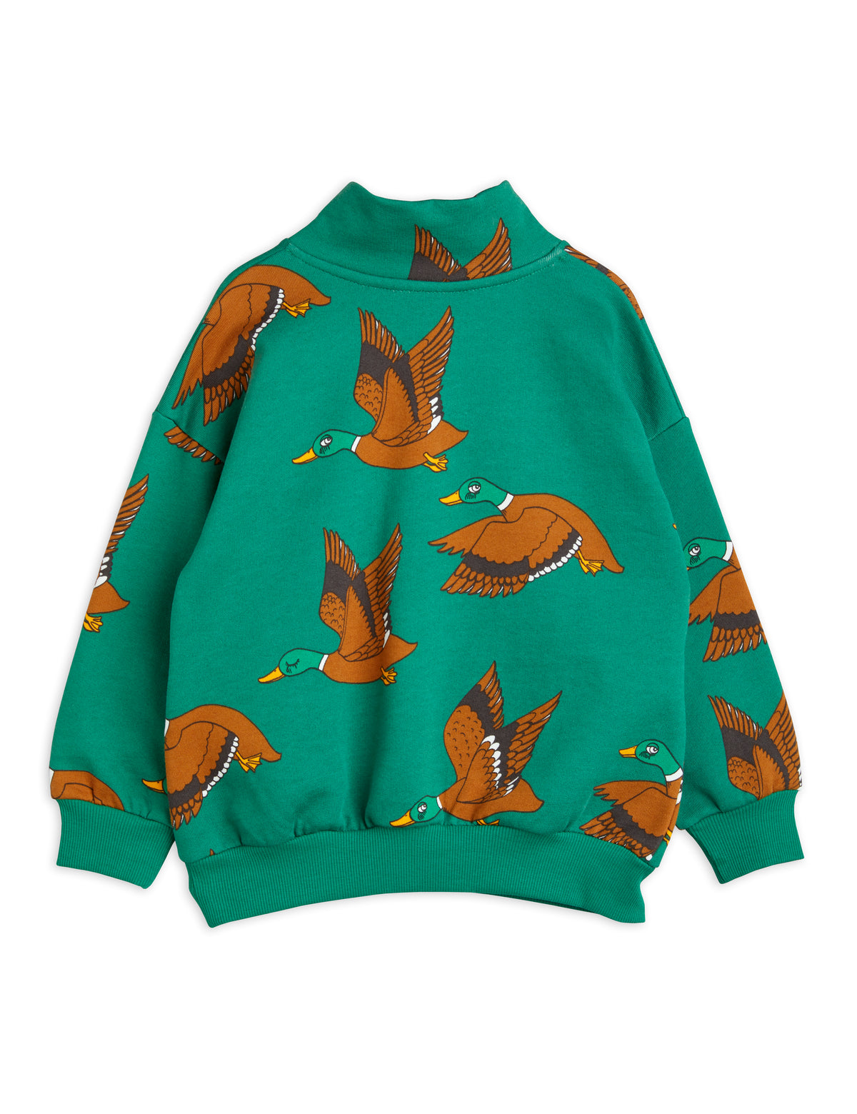 Ducks aop Half Zip Sweatshirt Green