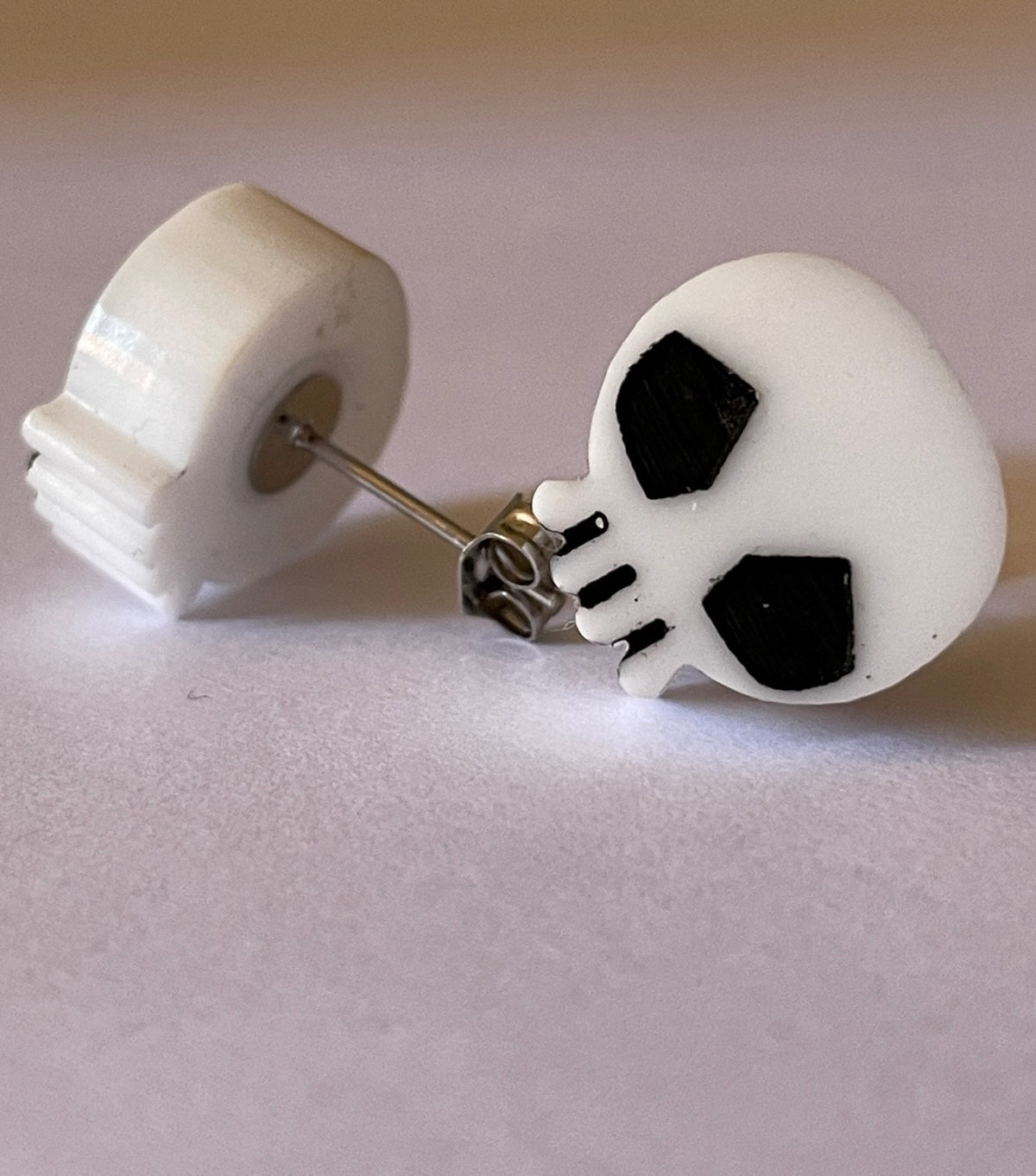 Skeleton Head Earrings