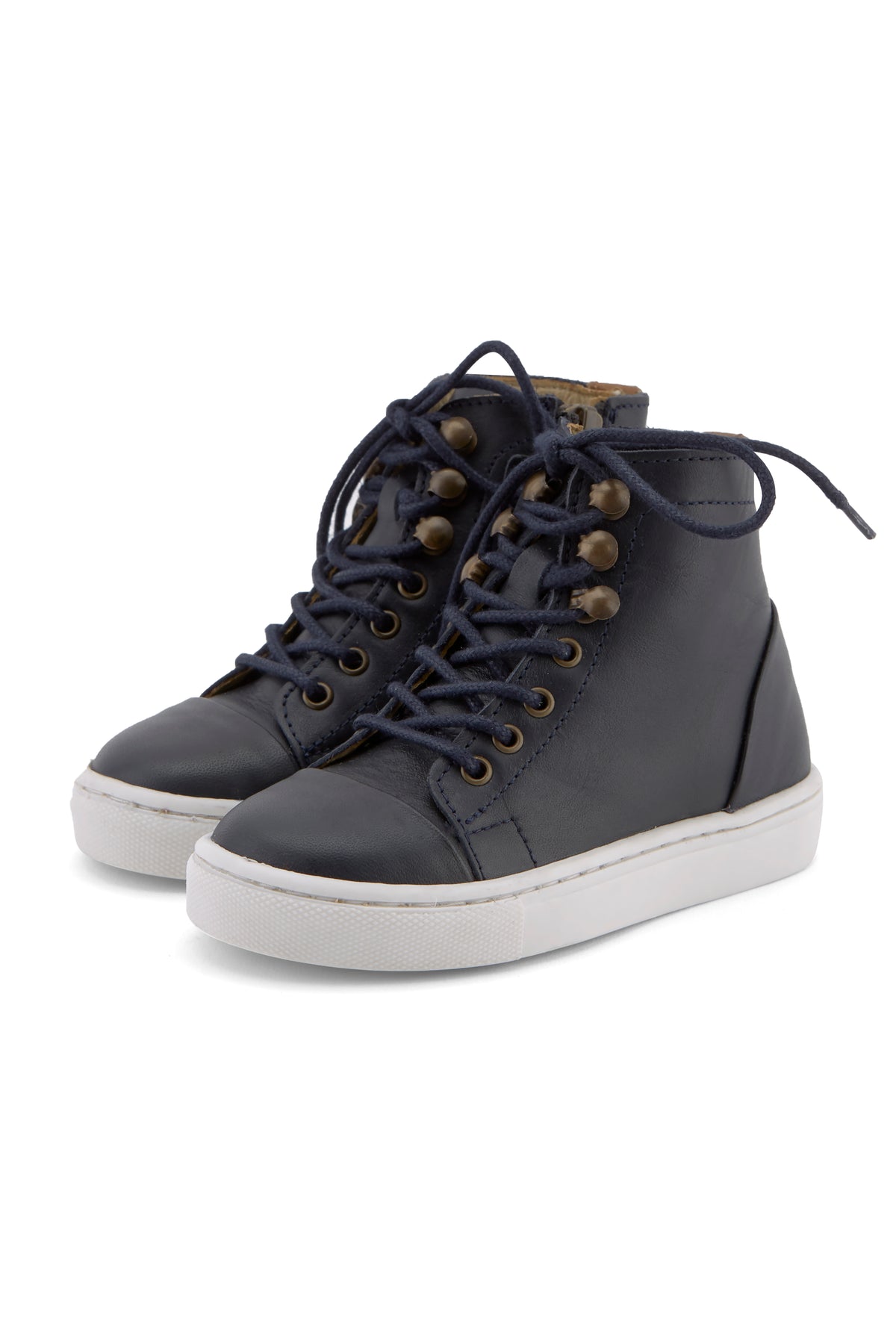 Henry Leather Sneaker Boot Dark Navy