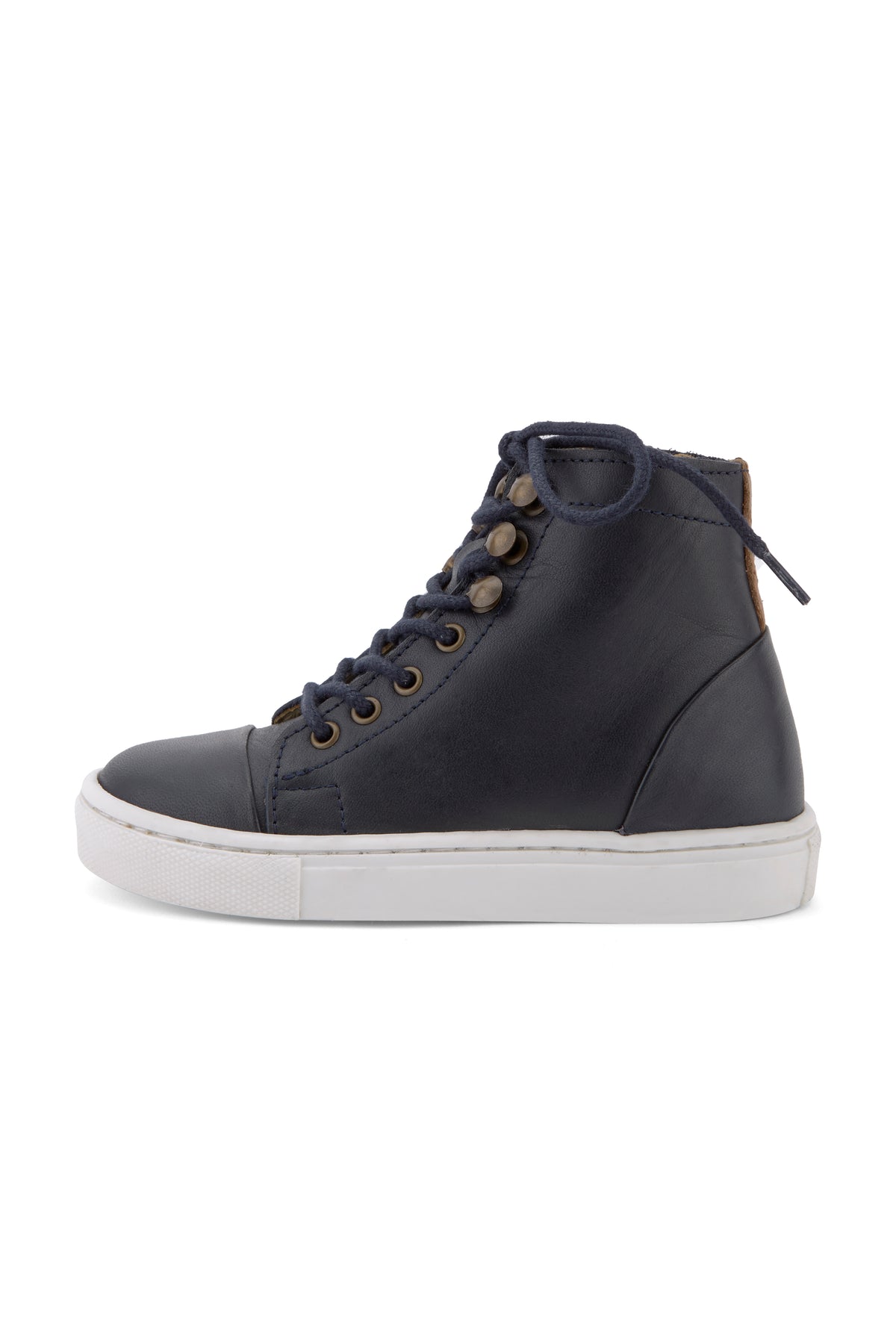 Henry Leather Sneaker Boot Dark Navy