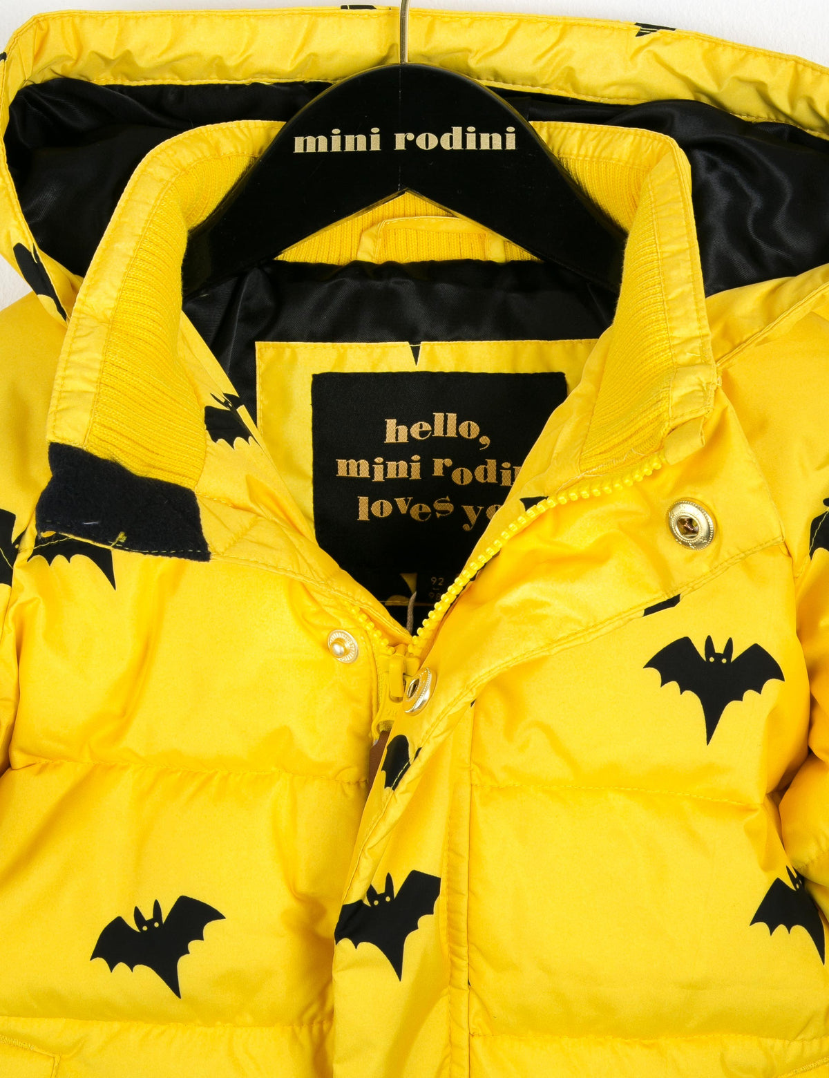 Puffy Aop Jacket Yellow
