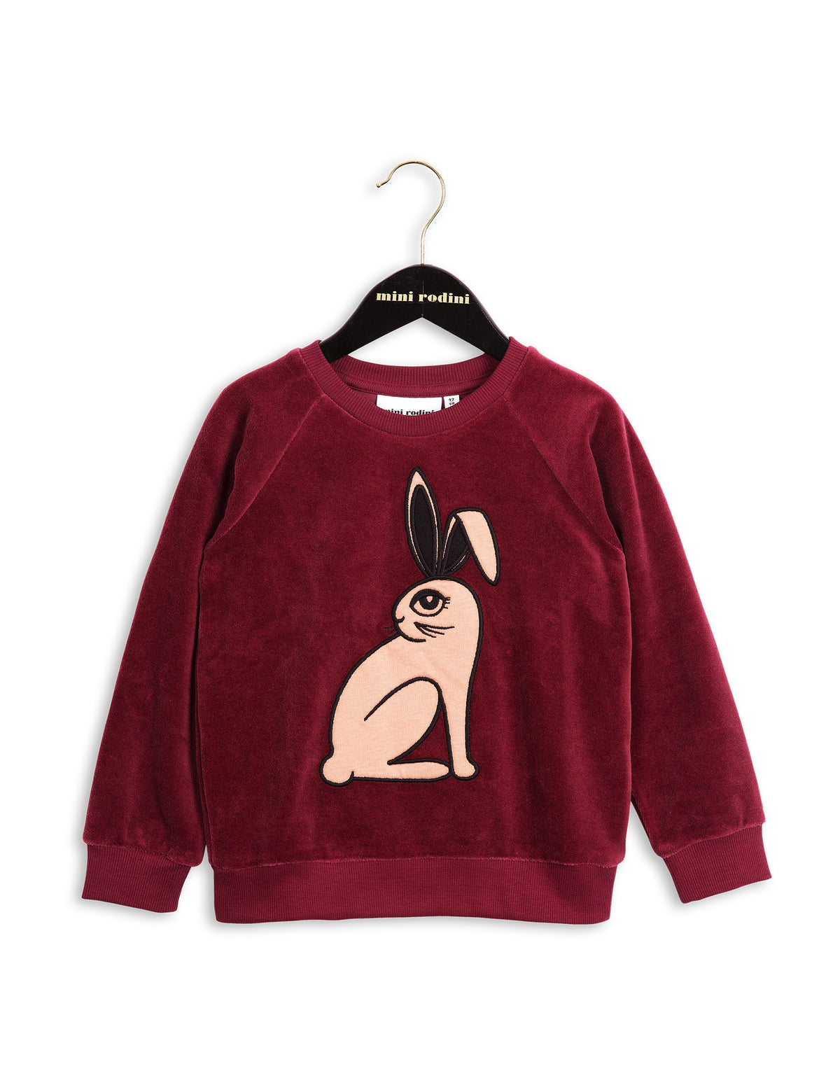 Rabbit Velour Sweatshirt Burgundy