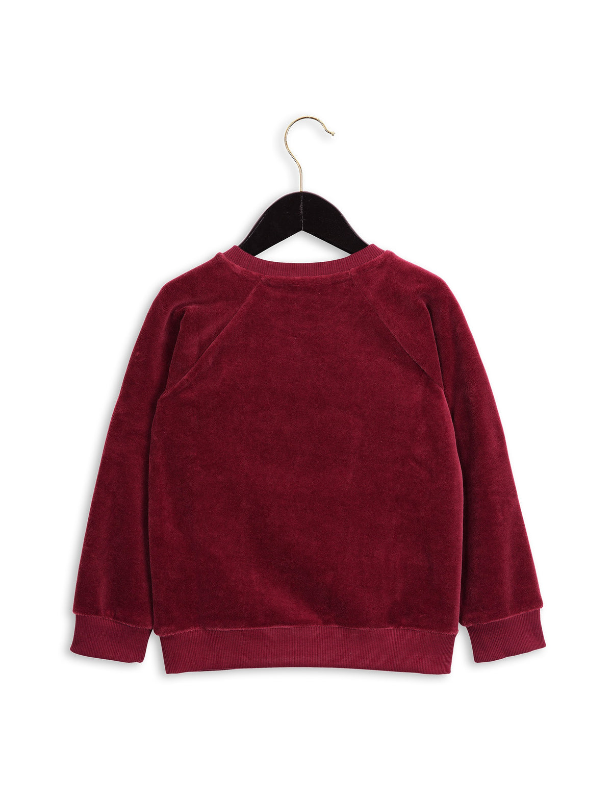 Rabbit Velour Sweatshirt Burgundy