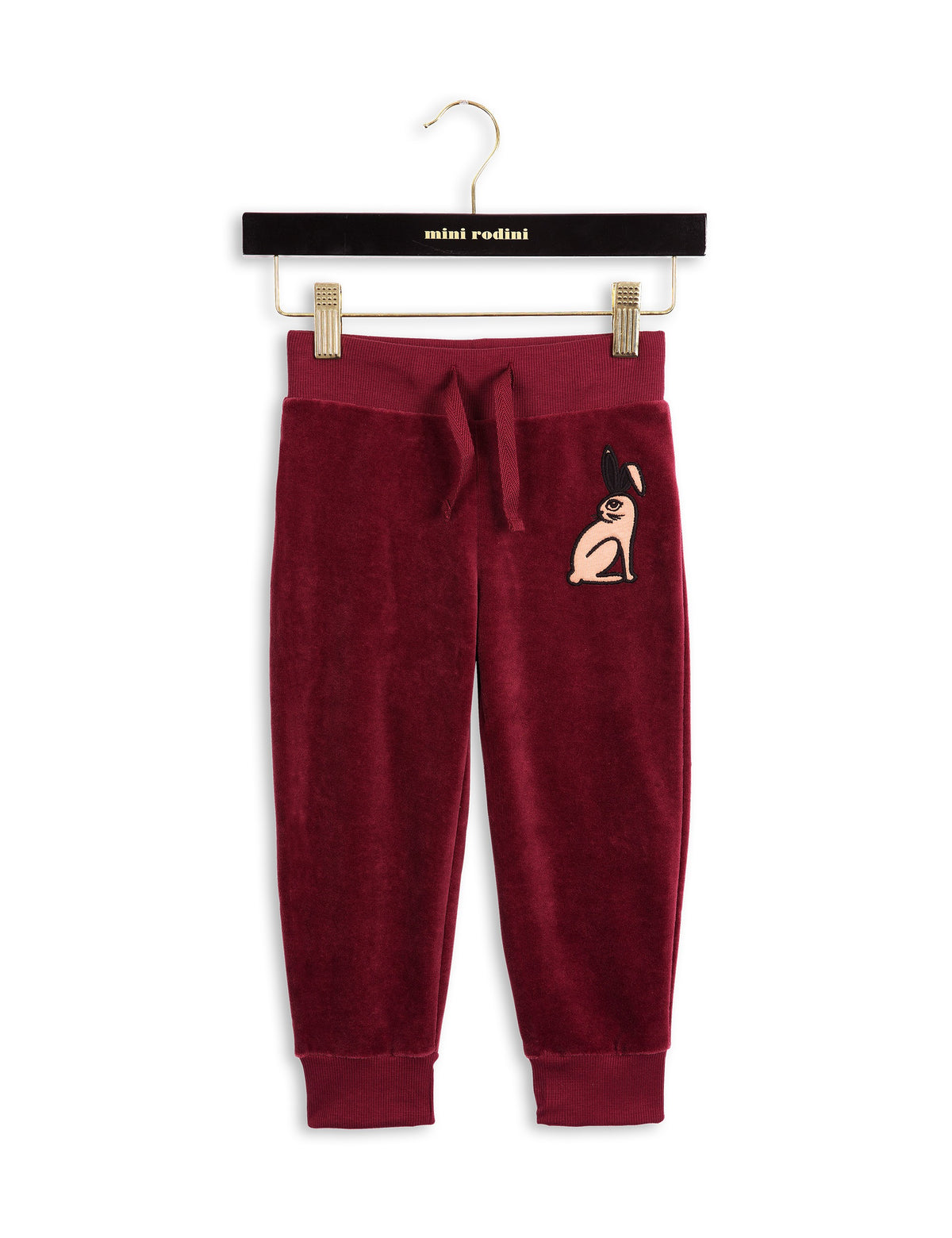 Rabbit Velour Sweatpants Burgundy