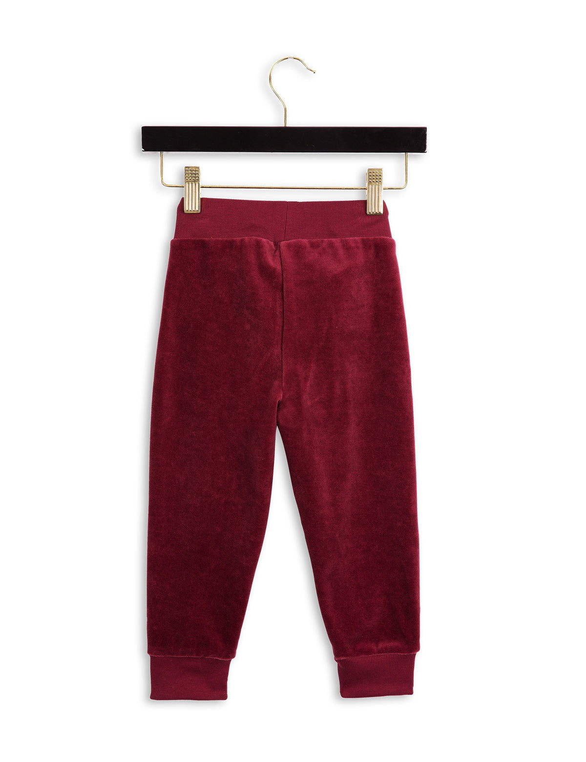Rabbit Velour Sweatpants Burgundy