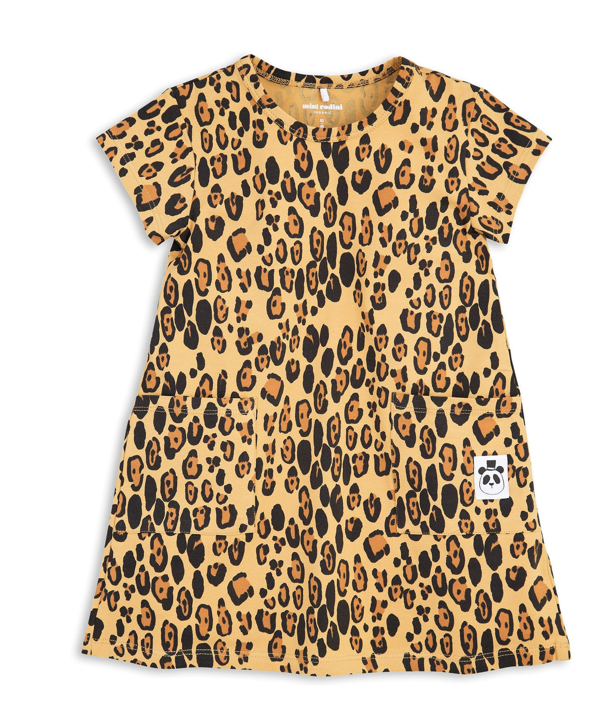 Basic Leopard Dress beige