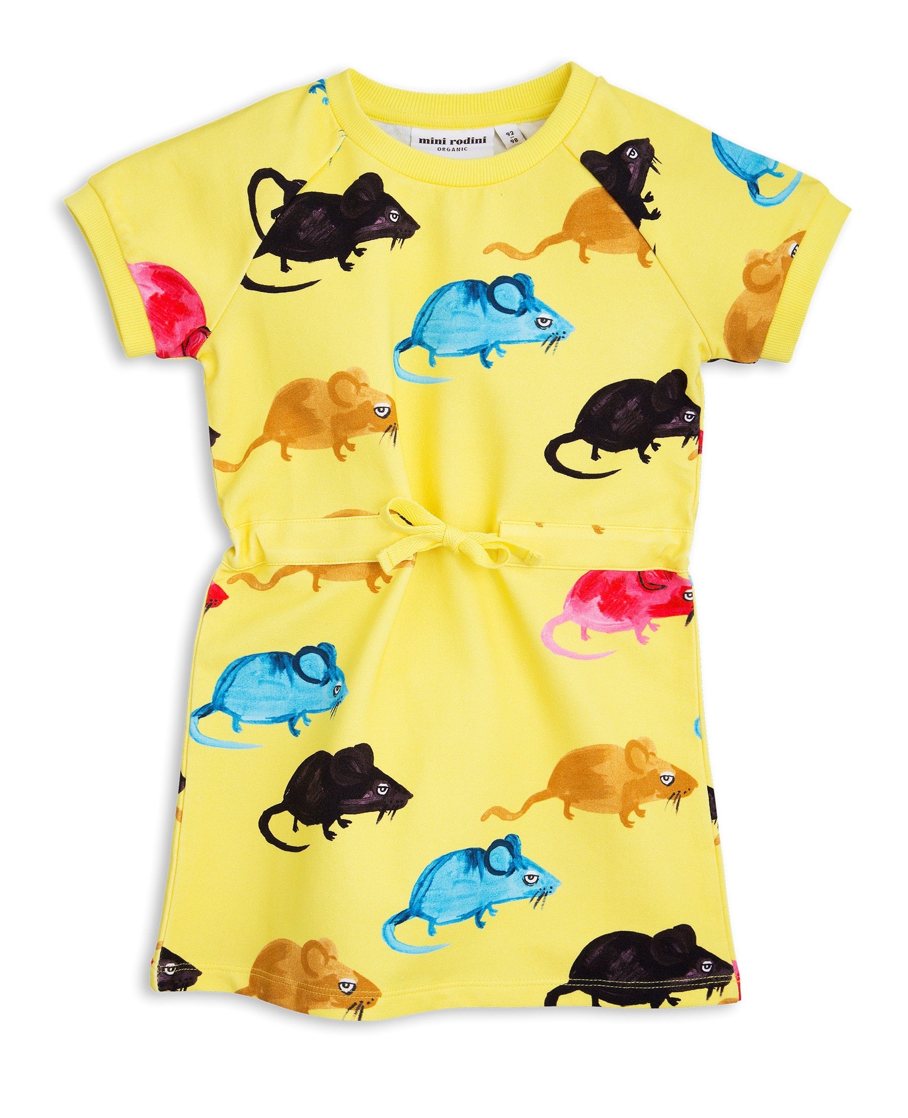 mini rodini mouse dress MR MOUSE SWEAT DRESS