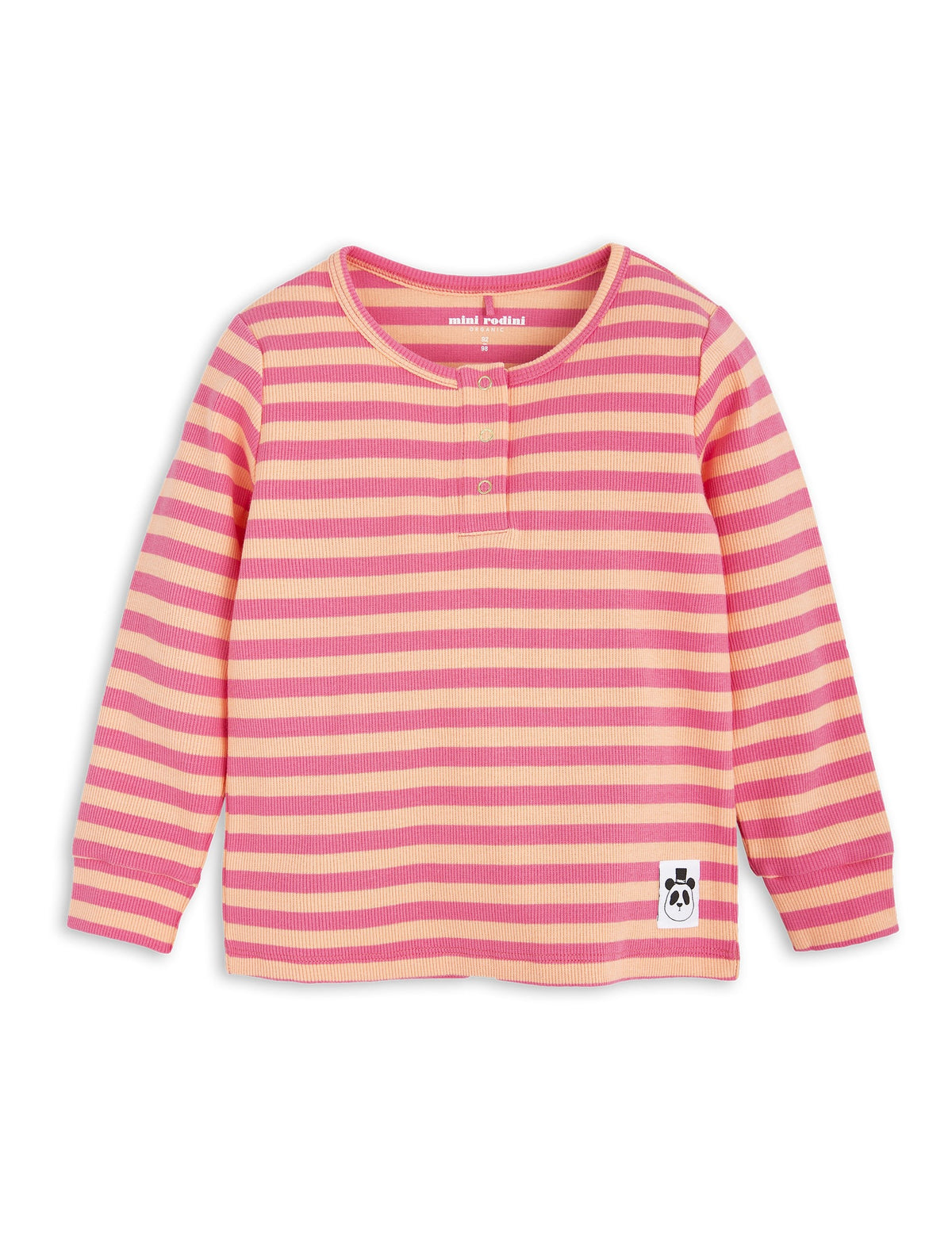 Stripe Rib Grandpa Pink
