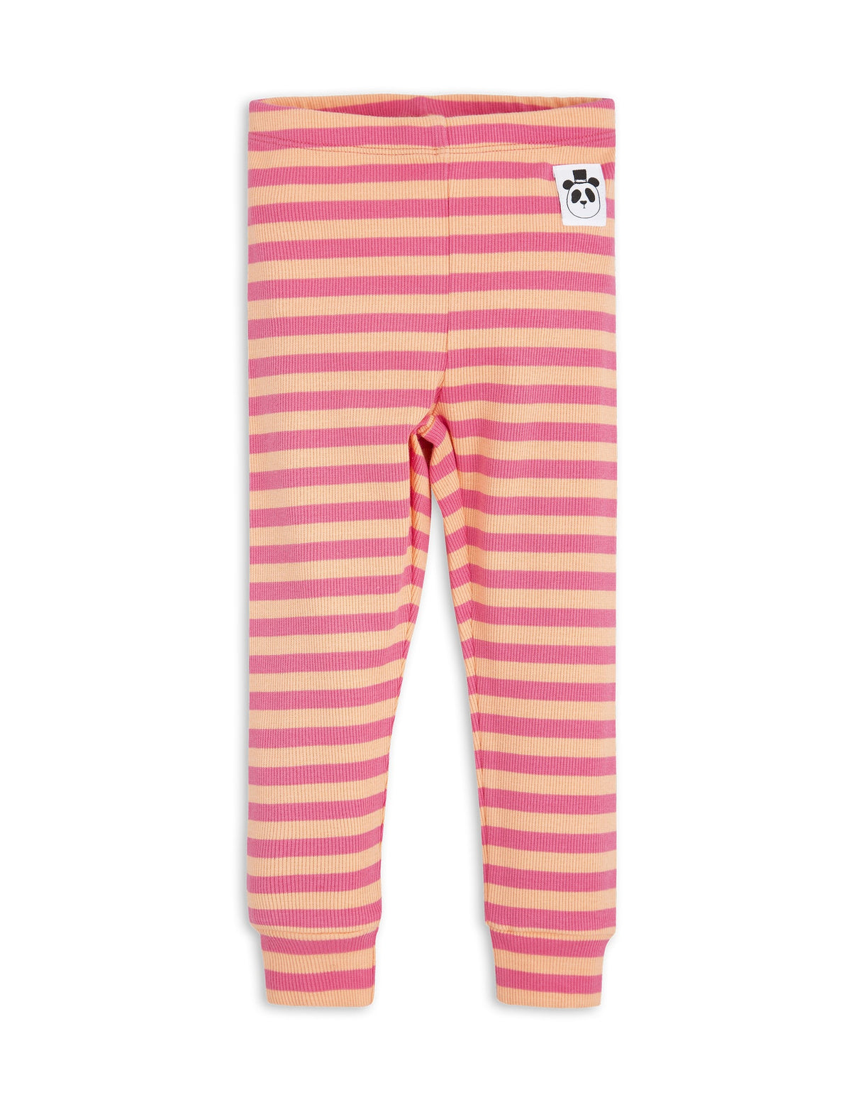 Stripe Rib Leggings Pink