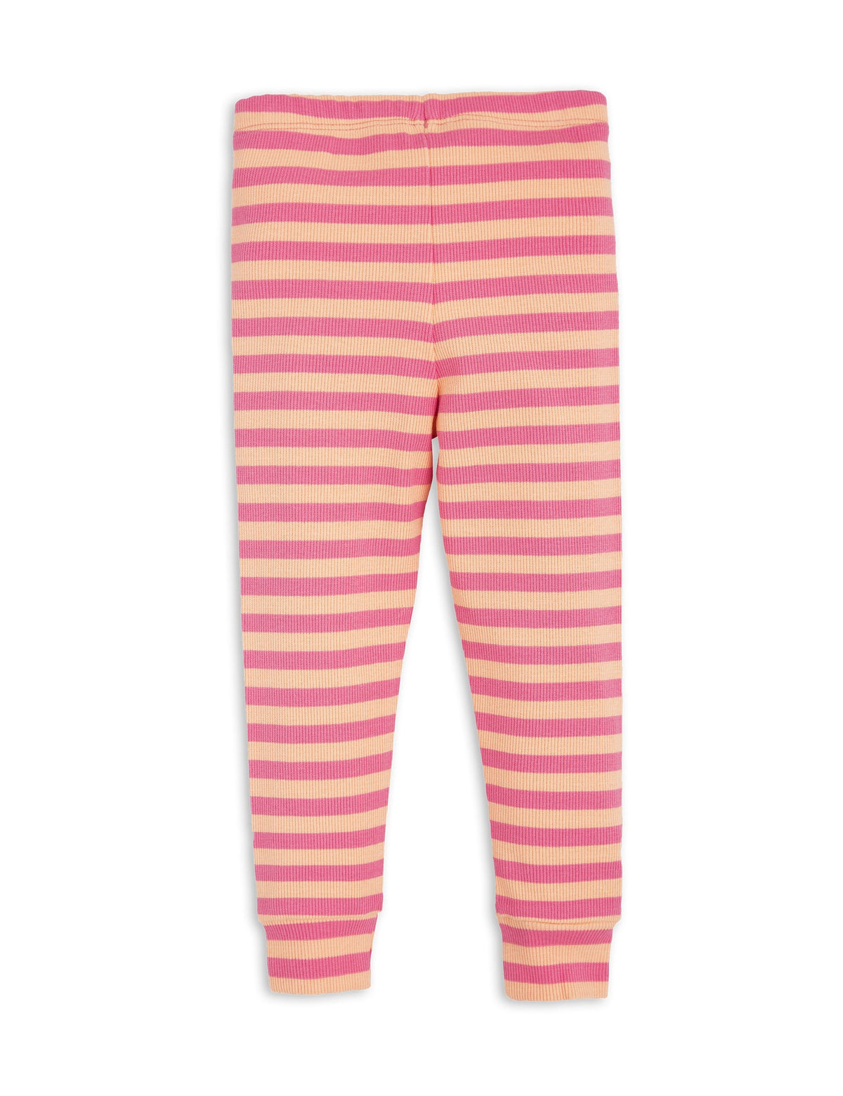 Stripe Rib Leggings Pink