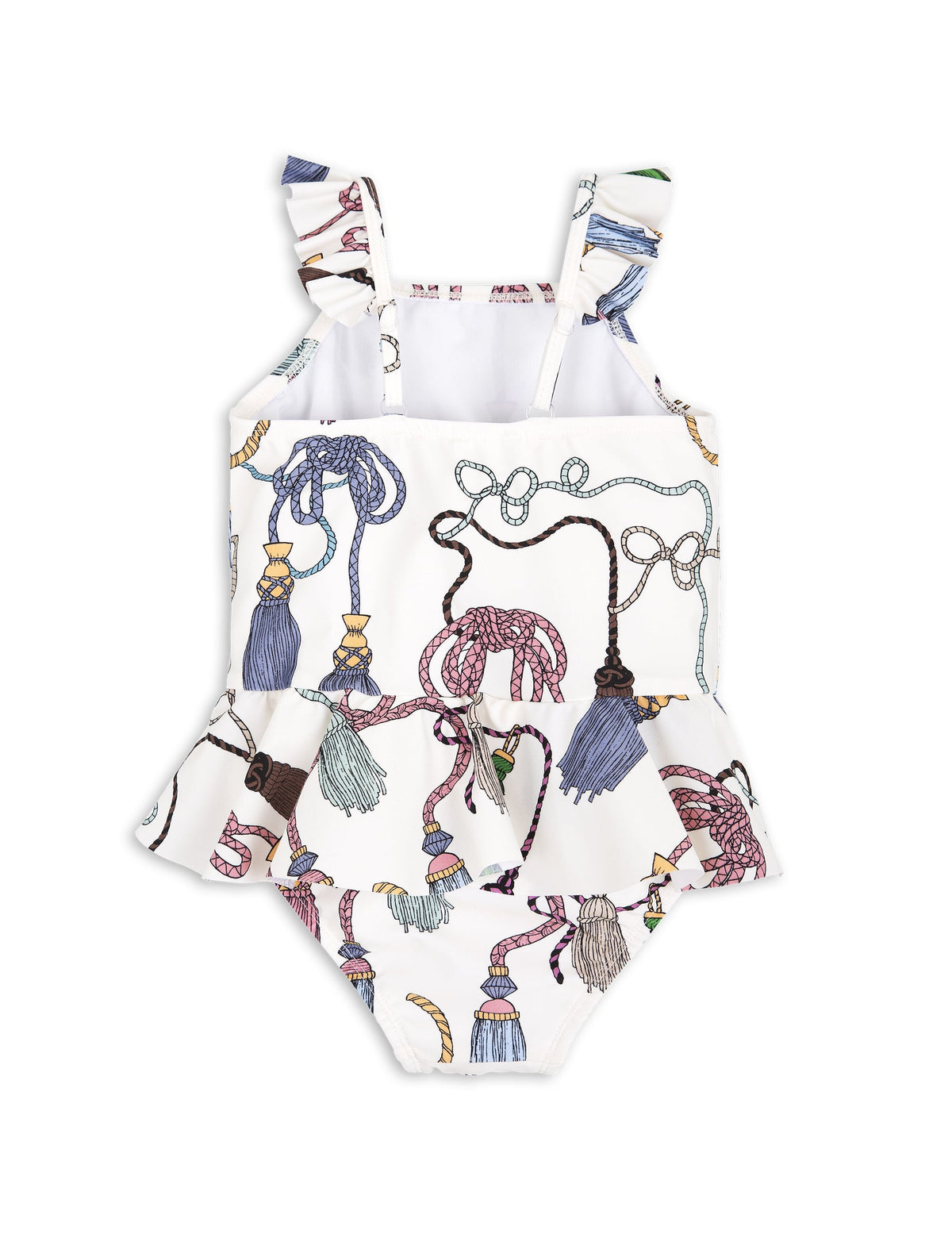 Tassels Skirt Swimsuit Offwhite