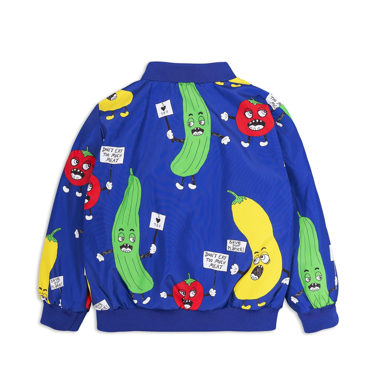 Veggie Baseball Jacket Blue